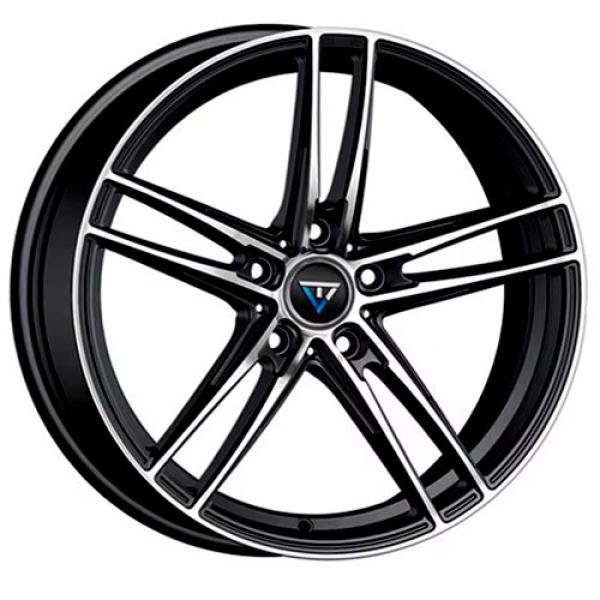 VLF WHEELS VLF01 MATT BLACK POLISHED VLF WHEELS VLF01 MATT BLACK POLISHED