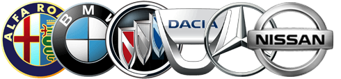 Image of several car brands cars